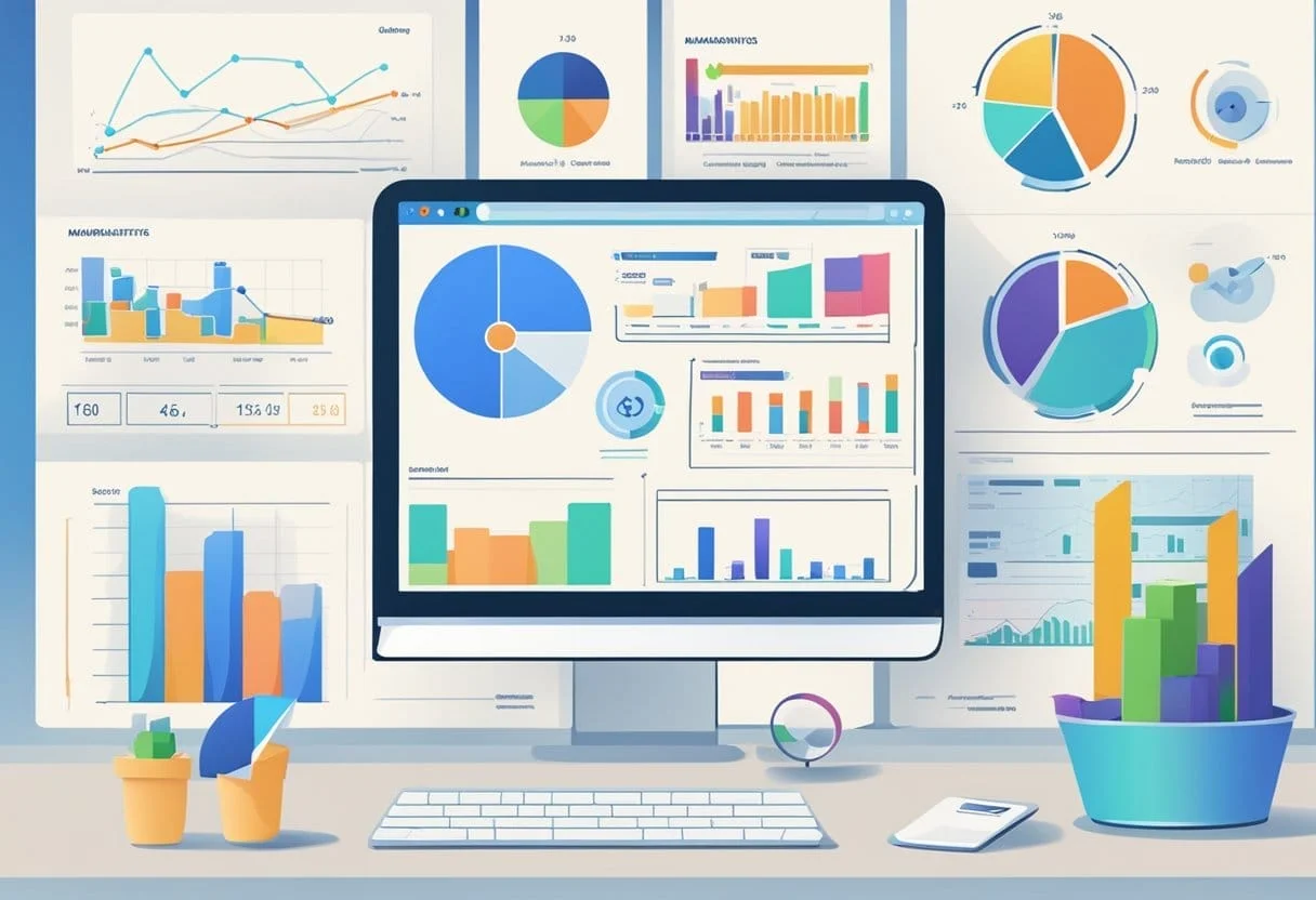 Digital marketing analytics conclusion illustration