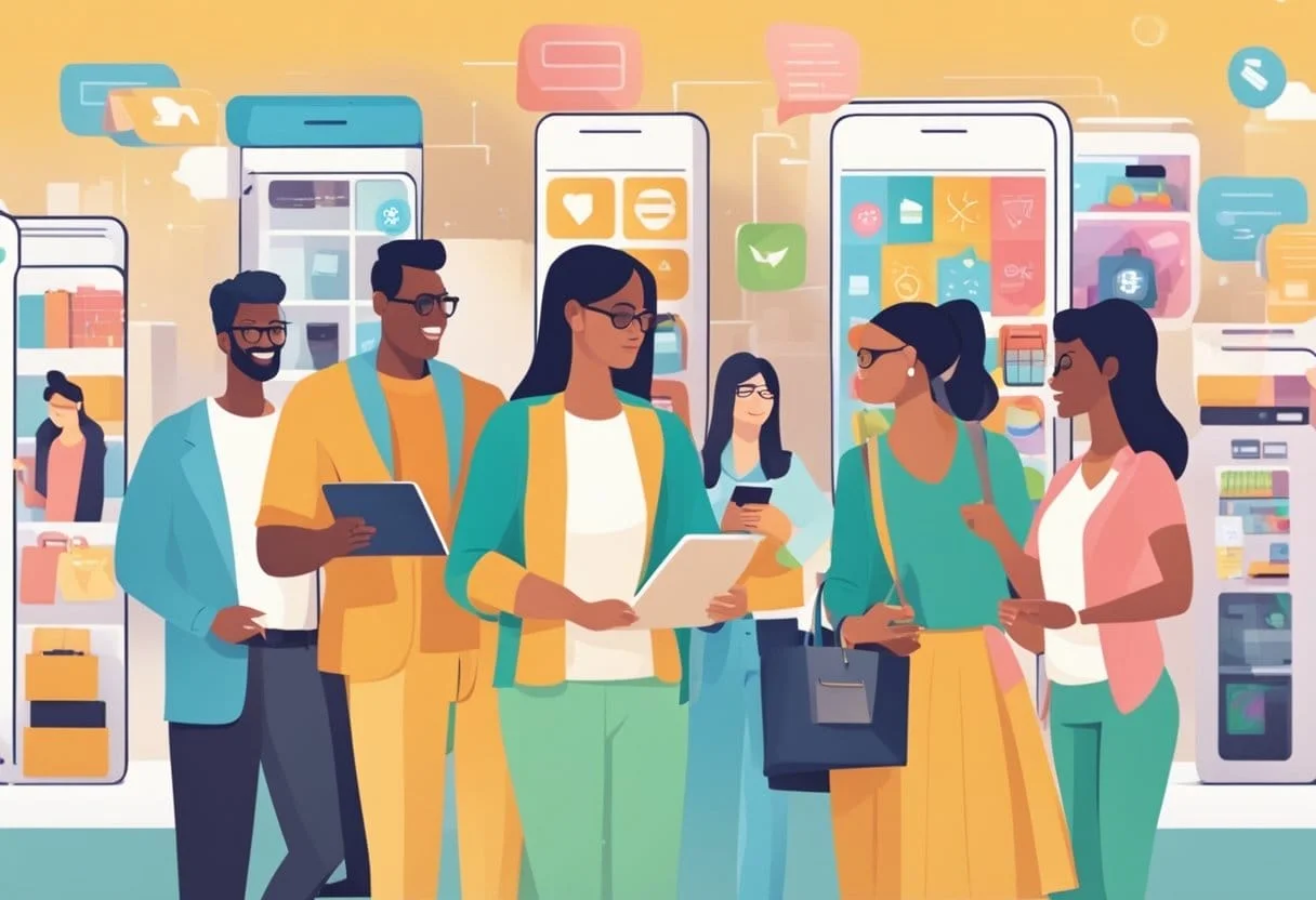 Consumer engagement illustration