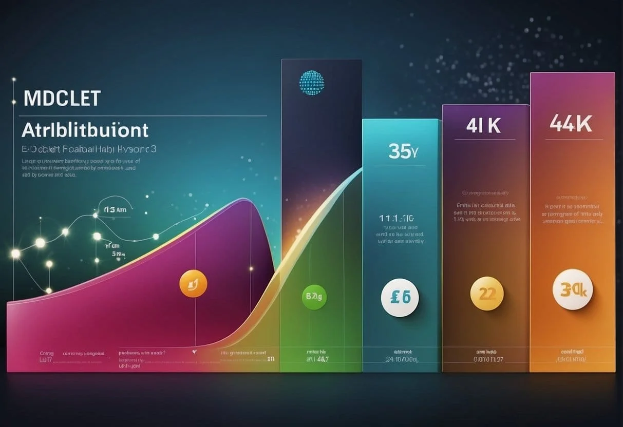The linear attribution model calculates credit by assigning value to each touchpoint based on its position in the customer journey