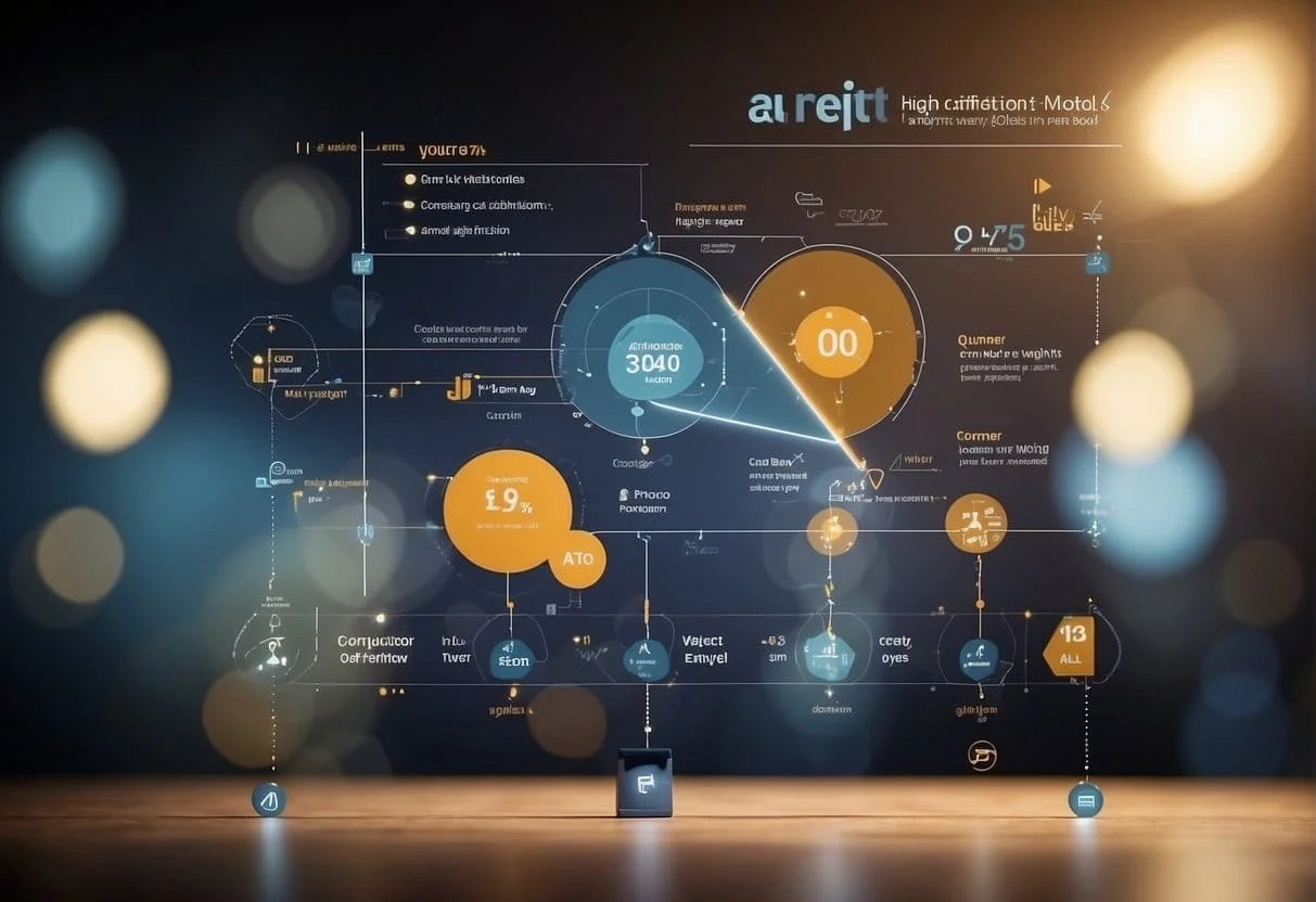 The linear attribution model calculates credit by assigning equal weight to all touchpoints in the customer journey