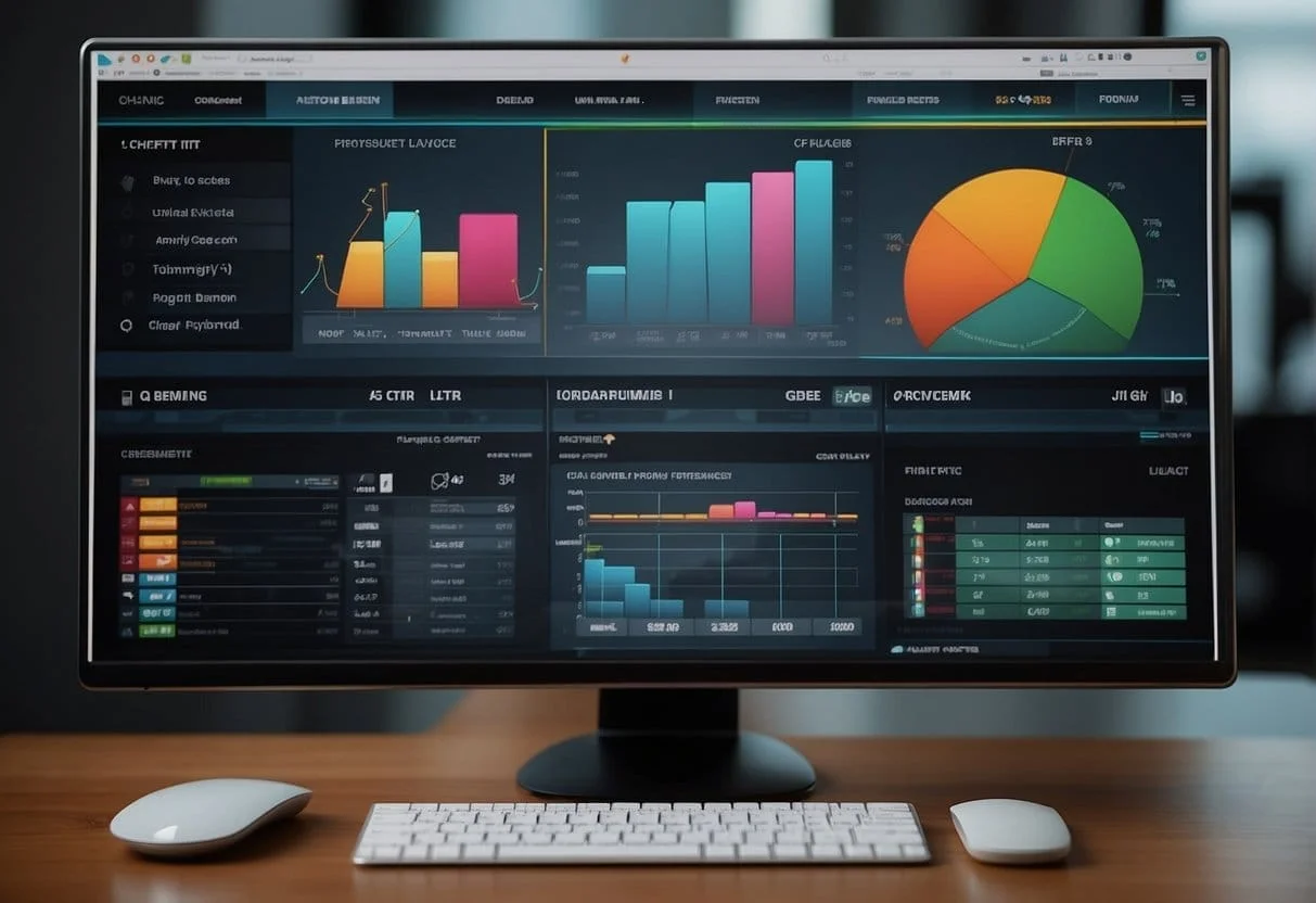 A computer screen displaying a chart with clear pricing tiers and corresponding benefits for Klaviyo's services